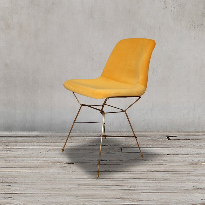 Полубарный стул желтого цвета - лучшие Барные стулья в INMYROOM