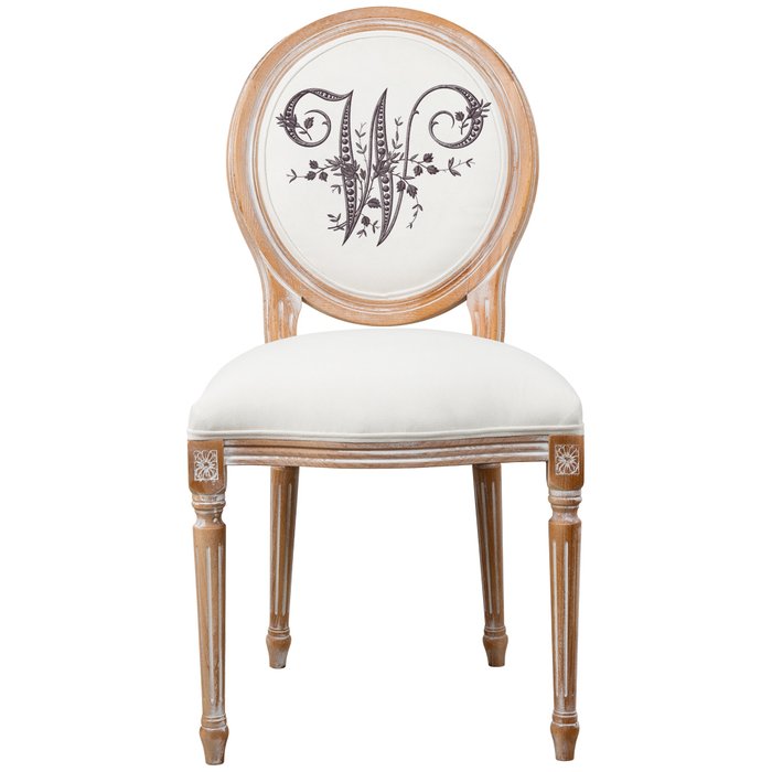 Стул Азбука мечты буква W белого цвета - купить Обеденные стулья по цене 32000.0
