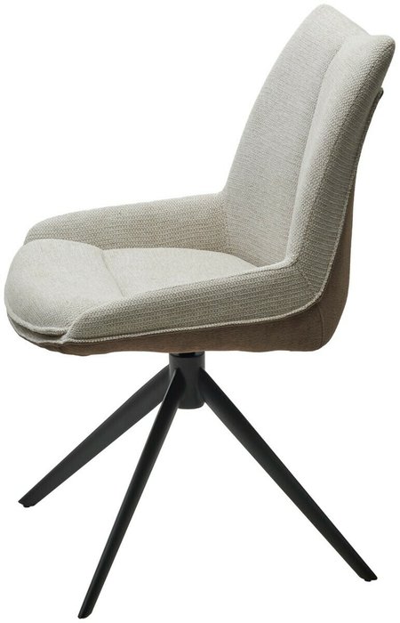 Стул Oskar вращающийся бежево-коричневого цвета - купить Обеденные стулья по цене 10900.0