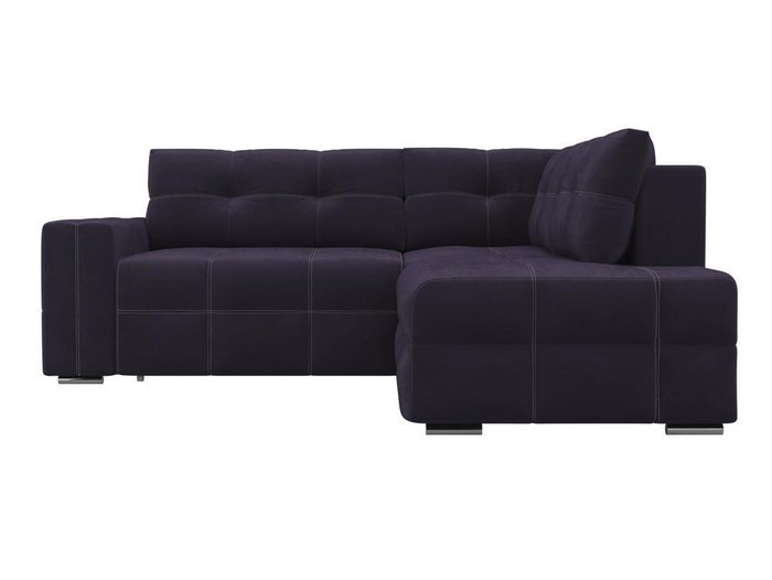 Угловой диван-кровать Леос фиолетового цвета - купить Угловые диваны по цене 55590.0