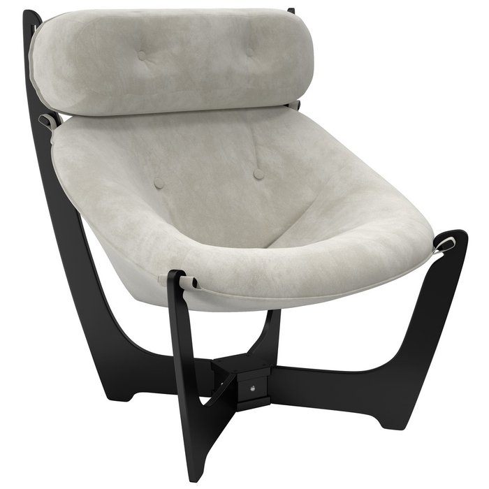 Кресло для отдыха светло-серого цвета