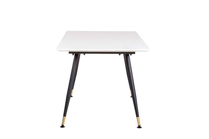 Стол обеденный раздвижной Месси черно-белого цвета - лучшие Обеденные столы в INMYROOM
