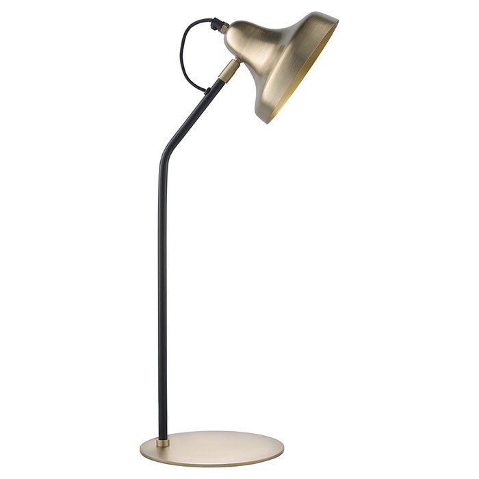 Настольная лампа Enkel Sand черно-золотистого цвета - купить Рабочие лампы по цене 11300.0