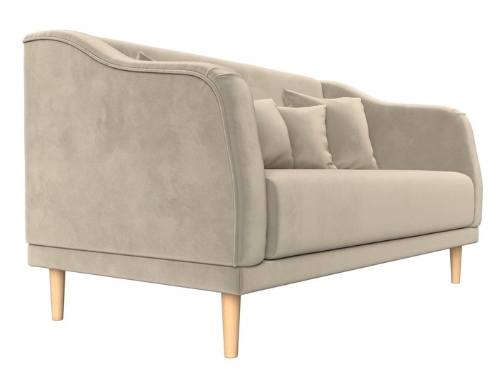 Прямой диван Киото бежевого цвета - лучшие Прямые диваны в INMYROOM