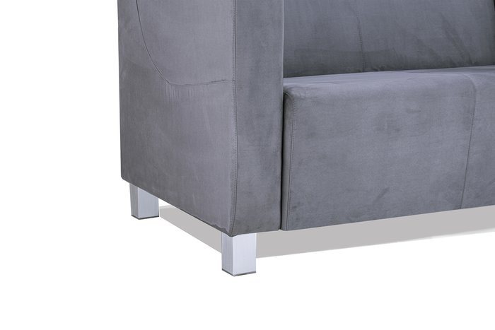 Прямой диван Милано Комфорт серого цвета - лучшие Прямые диваны в INMYROOM