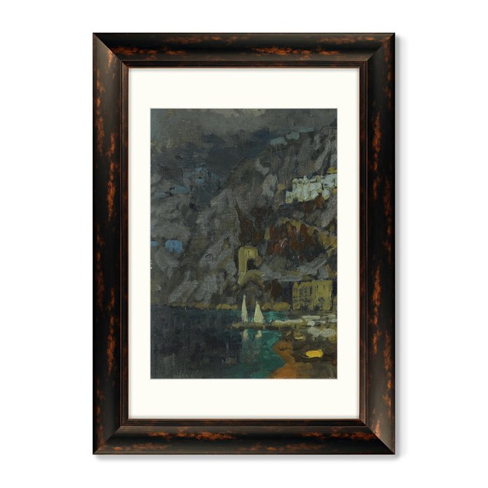 Набор из двух репродукций картин Вид Амальфи 1925 г. - купить Картины по цене 24998.0