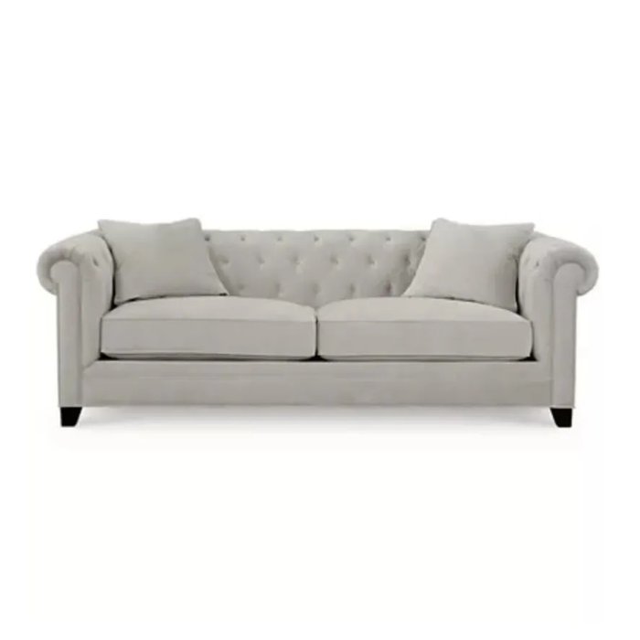 Диван Chesterfield Modern светло-серого цвета Диван Chesterfield Modern светло-серого цвета