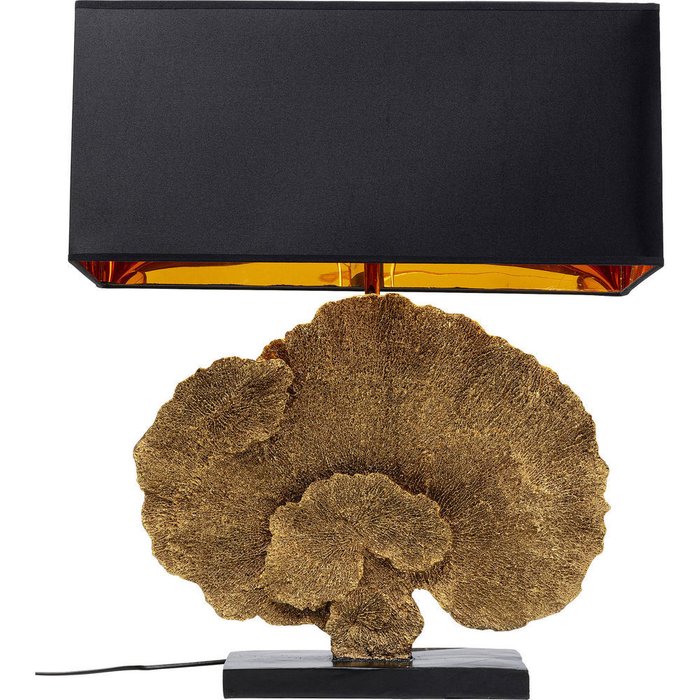 Лампа настольная Coral с черным абажуром - купить Настольные лампы по цене 48410.0
