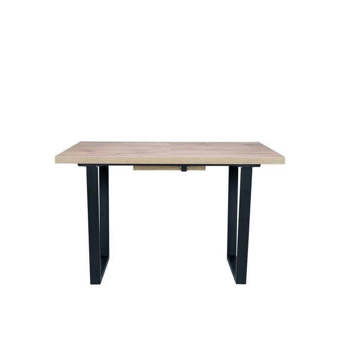 Раздвижной обеденный стол Ларс 1Р с бежевой столешницей  - купить Обеденные столы по цене 17550.0