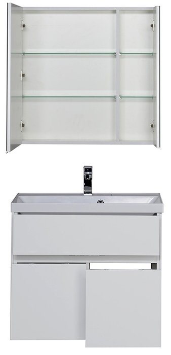 Гарнитур для ванной Латина белого цвета - купить Ванные гарнитуры по цене 93559.0