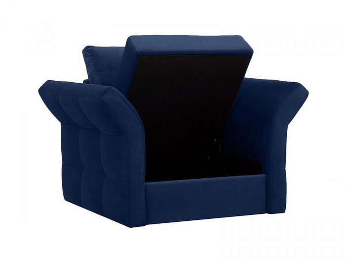 Кресло Wing синего цвета - лучшие Интерьерные кресла в INMYROOM
