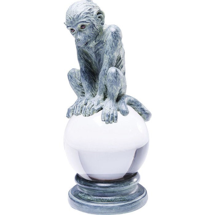 Предмет декоративный Monkey серого цвета - лучшие Фигуры и статуэтки в INMYROOM