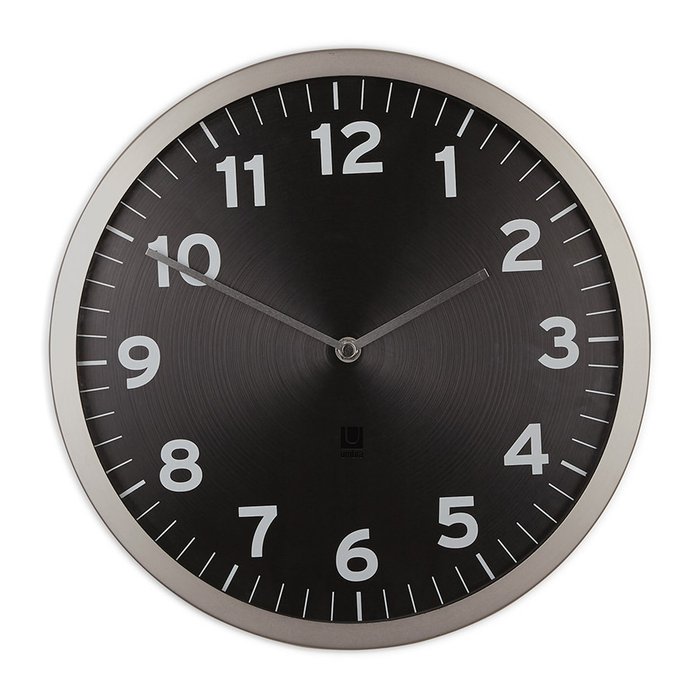 Настенные часы Umbra  "anytime"  чёрные - купить Часы по цене 4250.0