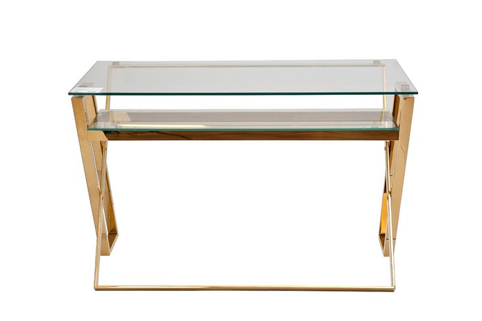Письменный стол золотого цвета - купить Письменные столы по цене 41400.0