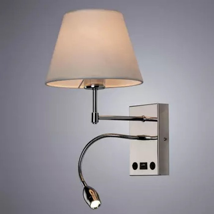 Бра Arte Lamp ELBA A2581AP-2CC - купить Бра и настенные светильники по цене 6290 Бра Arte Lamp ELBA A2581AP-2CC - купить Бра и настенные светильники по цене 6290