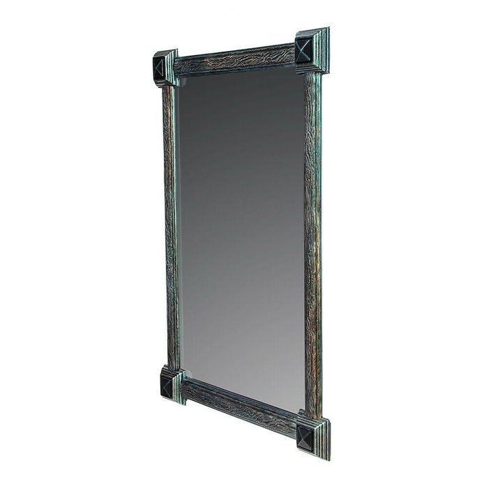 Зеркало настенное Кора I черно-зеленого цвета - лучшие Настенные зеркала в INMYROOM