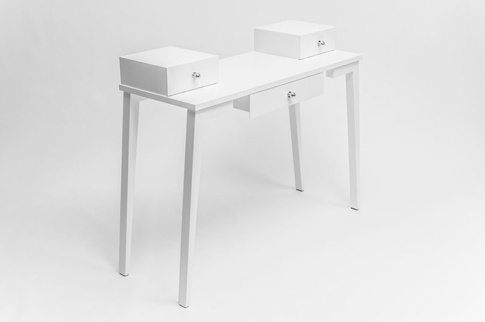 Туалетный столик Iota Vanity белого цвета - лучшие Туалетные столики в INMYROOM