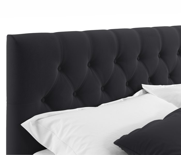 Кровать Verona 140х200 с подъемным механизмом черного цвета - купить Кровати для спальни по цене 26400.0