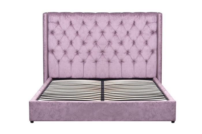 Кровать с подъемным механизмом Melso 180х200 сиреневого цвета  - купить Кровати для спальни по цене 104960.0