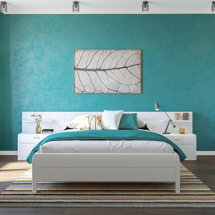 Кровать Илона 180х200 белого цвета - купить Кровати для спальни по цене 113250.0