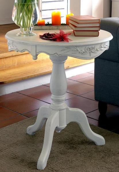 Столик-геридон Марсель белого цвета - лучшие Обеденные столы в INMYROOM