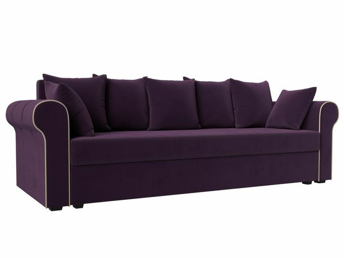 Прямой диван-кровать Рейн фиолетового цвета