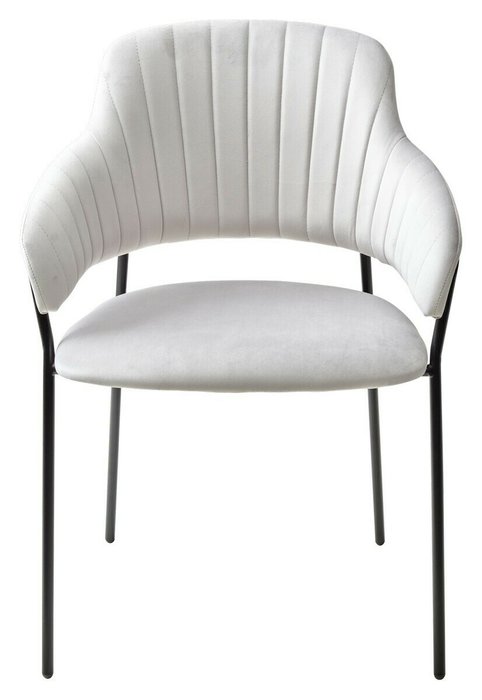 Стул Лотос светло-серого цвета - купить Обеденные стулья по цене 7200.0