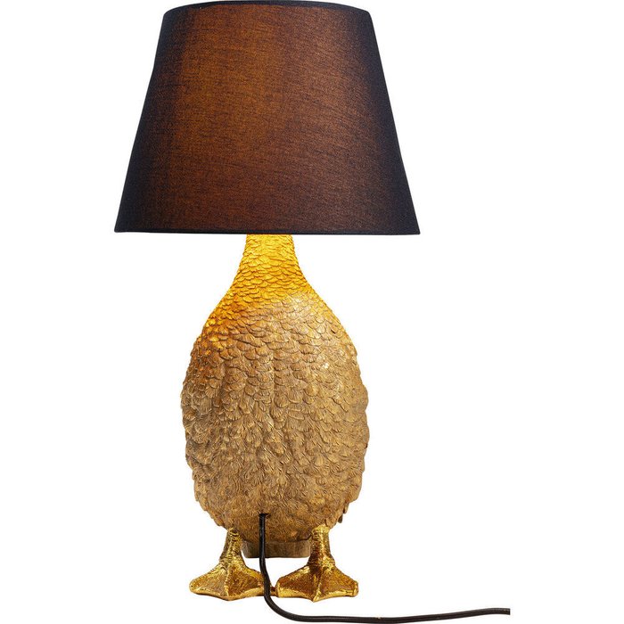 Лампа настольная Duck с черным абажуром - купить Настольные лампы по цене 27630.0