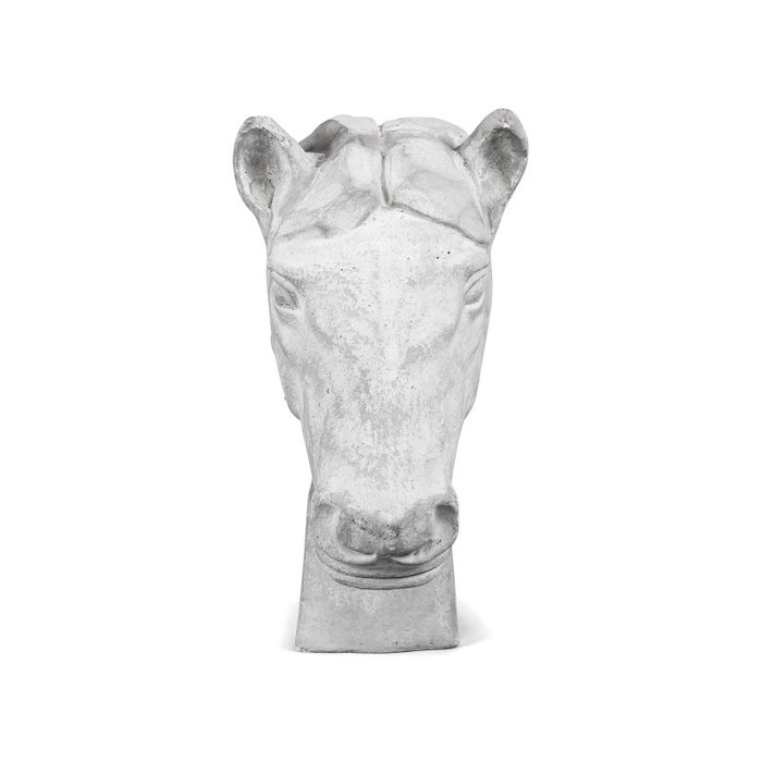 Статуэтка Голова Коня белого цвета - купить Фигуры и статуэтки по цене 15795.0