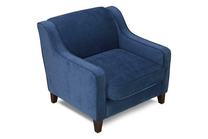 Кресло Арман Комфорт темно-синего цвета - купить Интерьерные кресла по цене 44530.0