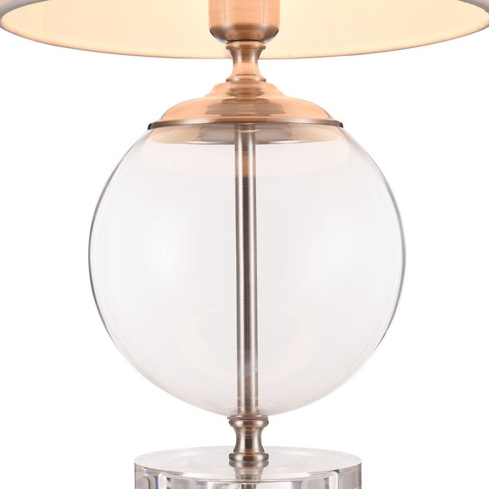 Настольная лампа Lowell с бежевым абажуром - лучшие Настольные лампы в INMYROOM