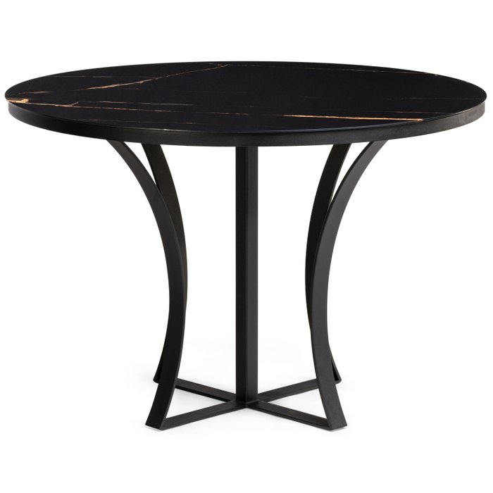Обеденный стол Нейтон черного цвета - купить Обеденные столы по цене 30940.0