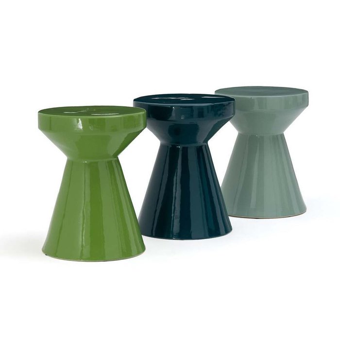 Стол диванный из керамики Matmat зеленого цвета - лучшие Кофейные столики в INMYROOM