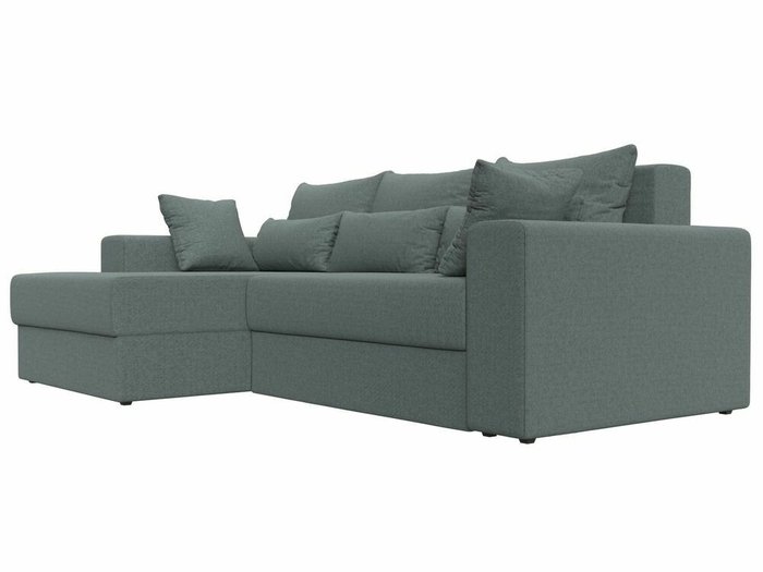 Угловой диван-кровать Майами серого цвета левый угол - лучшие Угловые диваны в INMYROOM