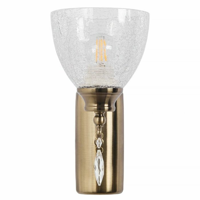 Бра Mistic MR1580-1W (стекло, цвет прозрачный) - лучшие Бра и настенные светильники в INMYROOM