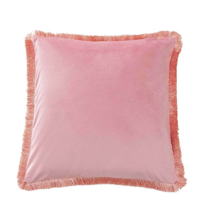 Наволочка Касандра №11 45х45 нежно-розового цвета - купить Чехлы для подушек по цене 1430.0