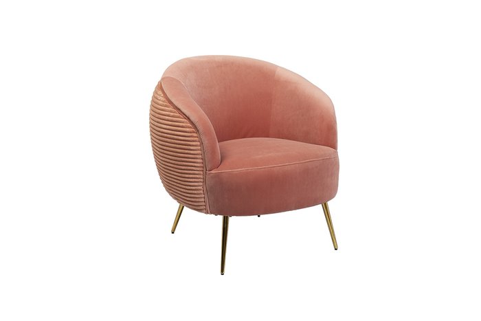 Кресло кораллового цвета - купить Интерьерные кресла по цене 66000.0