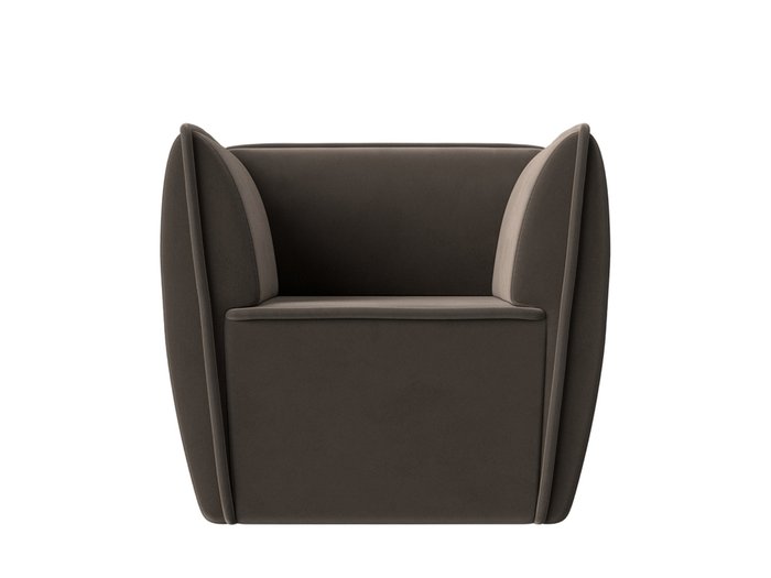 Кресло Бергамо коричневого цвета - купить Интерьерные кресла по цене 23999.0