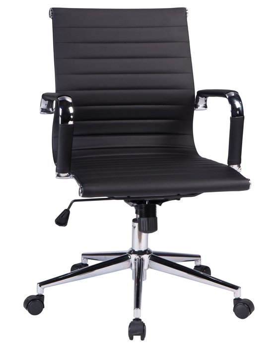 Офисное кресло для руководителей Clayton черного цвета