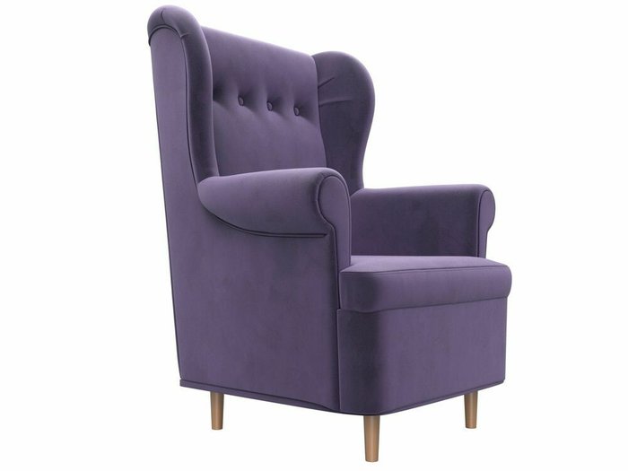 Кресло Торин темно-фиолетового цвета - лучшие Интерьерные кресла в INMYROOM