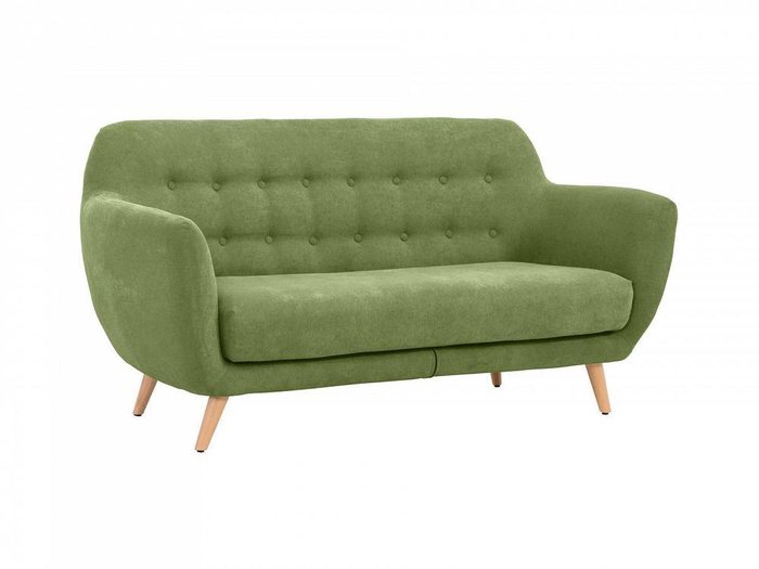 Диван Loa зеленого цвета - купить Прямые диваны по цене 60930.0