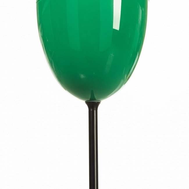 Подвесной светильник Green Plum с плафоном из зеленого стекла  - купить Подвесные светильники по цене 11937.0
