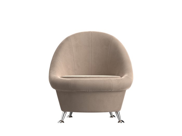 Кресло Амелия бежевого цвета - купить Интерьерные кресла по цене 16990.0