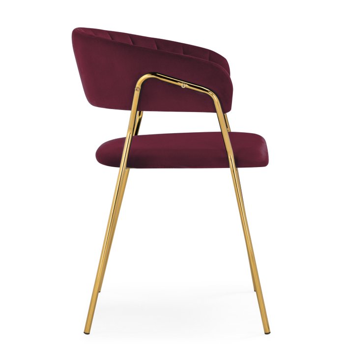 Стул Kamelia 1 бордового цвета - лучшие Обеденные стулья в INMYROOM