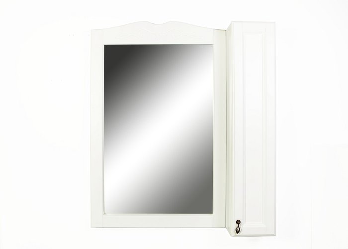 Зеркало-шкаф Классик белого цвета