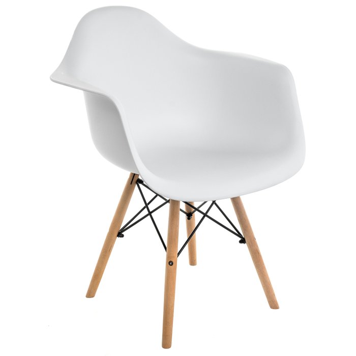 Стул Ron белого цвета - купить Обеденные стулья по цене 4180.0