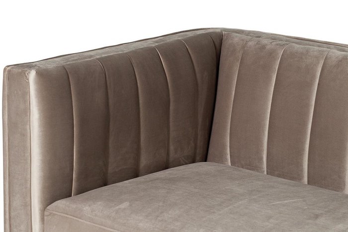 Диван двухместный велюровый серый - лучшие Прямые диваны в INMYROOM