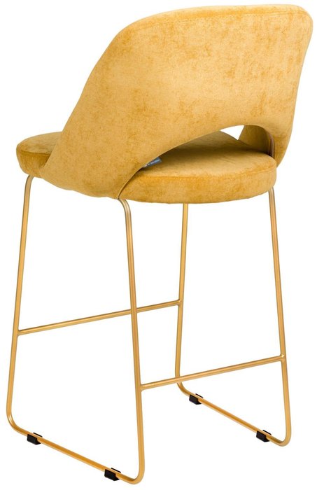 Стул полубарный Lars желтого цвета - лучшие Барные стулья в INMYROOM