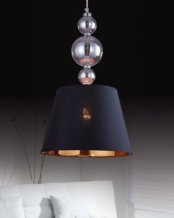 Подвесной светильник Muraneo черного цвета - купить Подвесные светильники по цене 5900.0