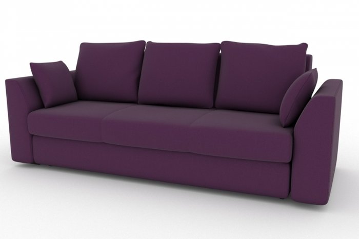 Прямой диван-кровать Belfest фиолетового цвета